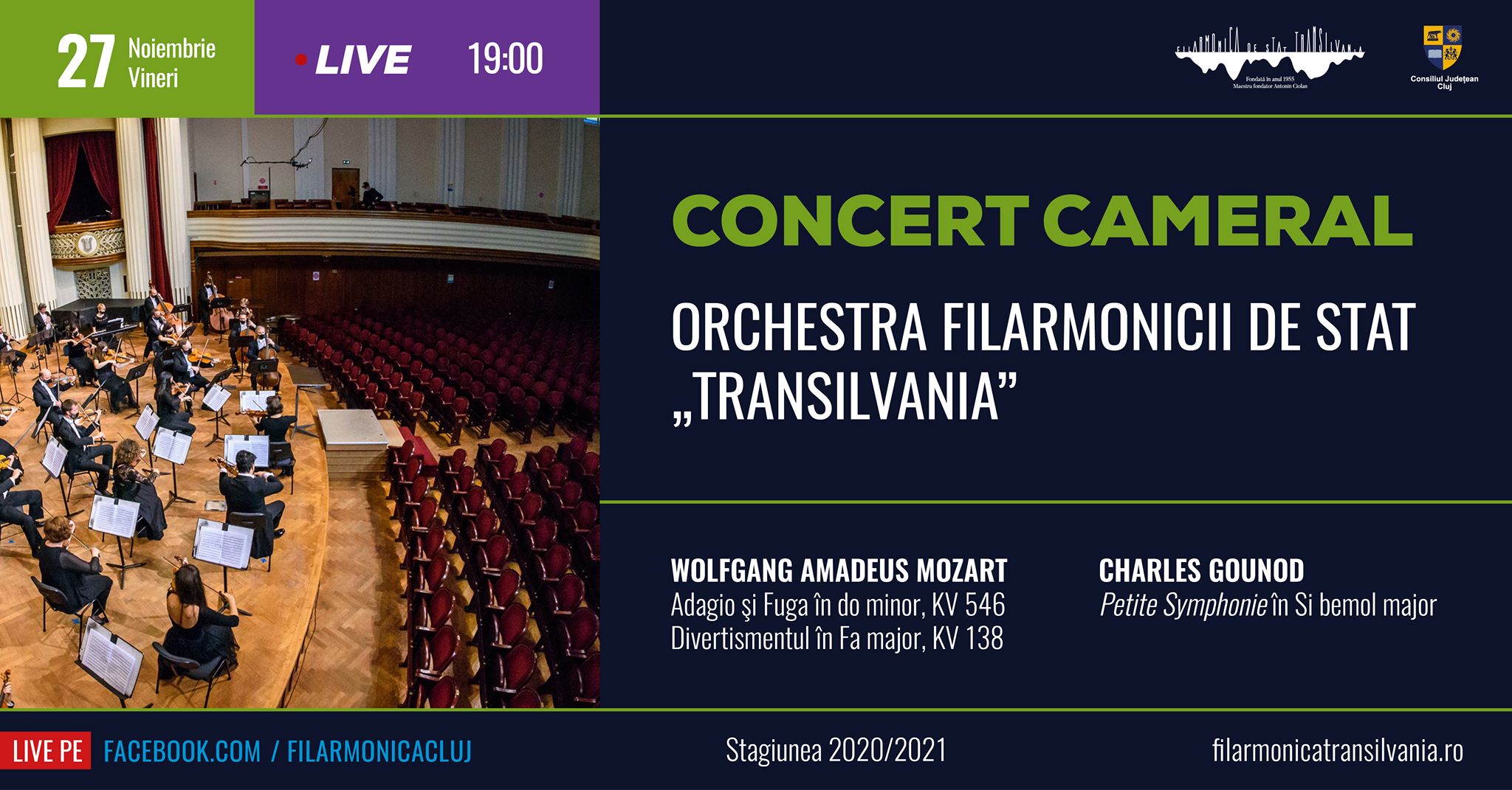 Evenimente on-line, vineri, 27 noiembrie 2020