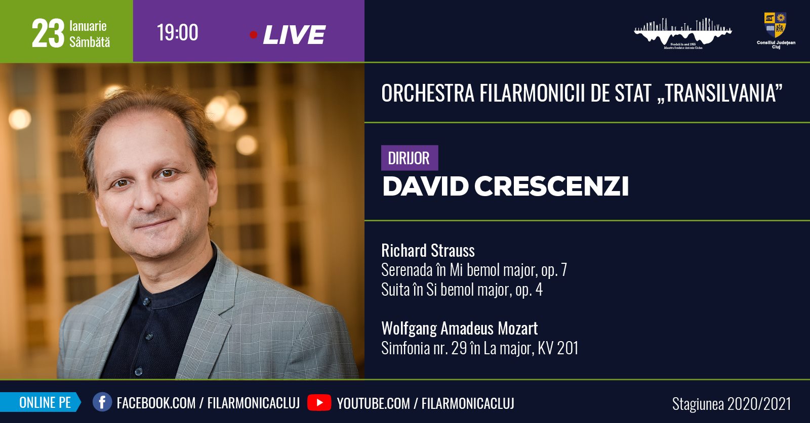 Evenimente cultural-artistice, sâmbătă, 23 ianuarie 2021