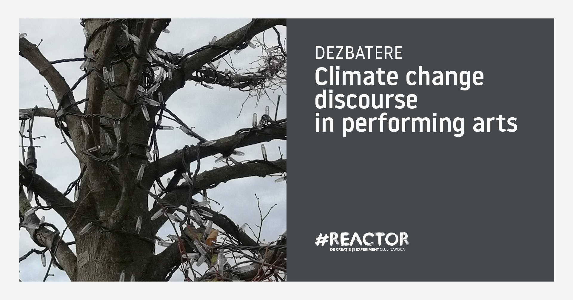 dezbatere climate change discourse in performing arts
