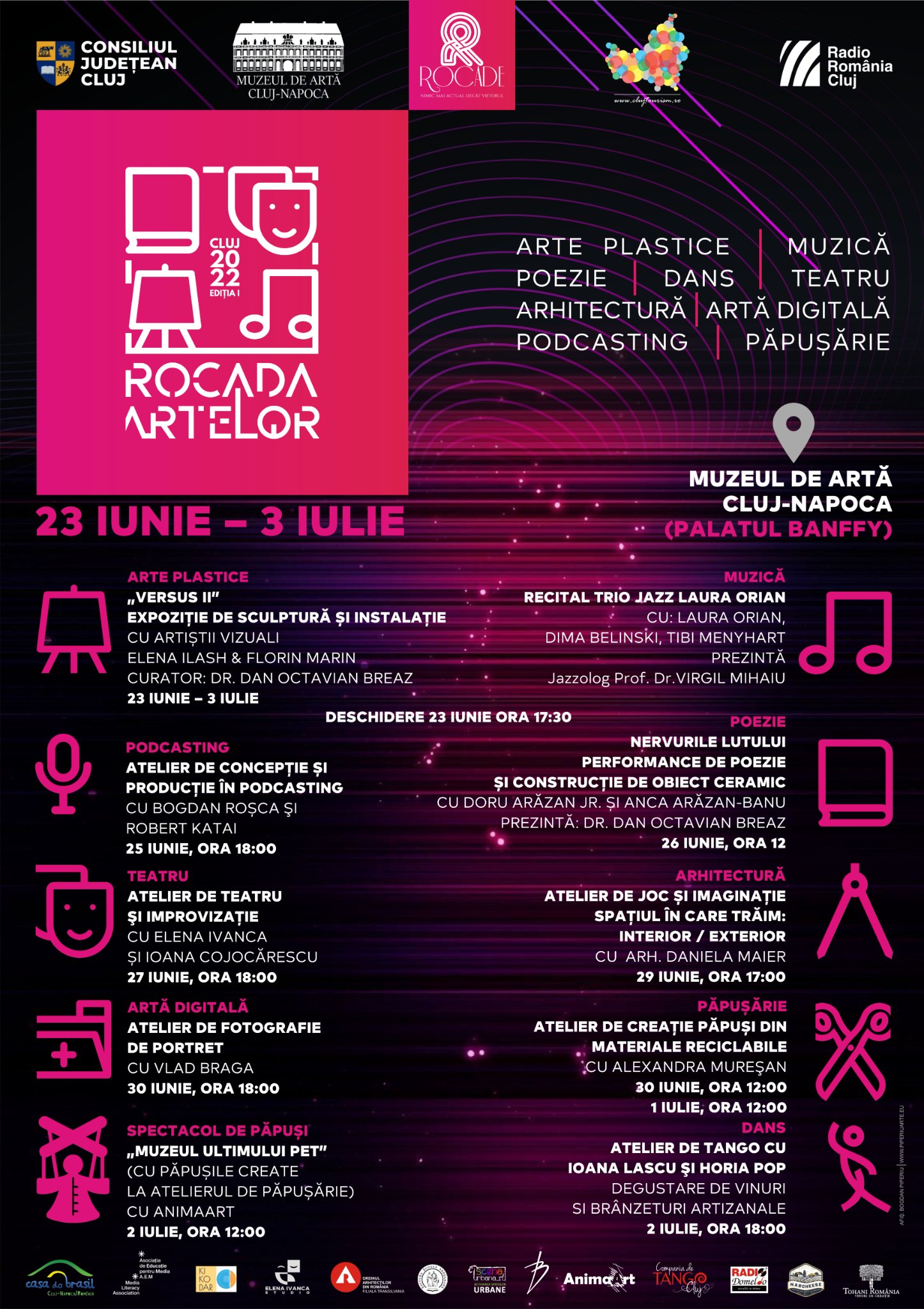 Evenimente în județul Cluj, duminică, 26 iunie 2022