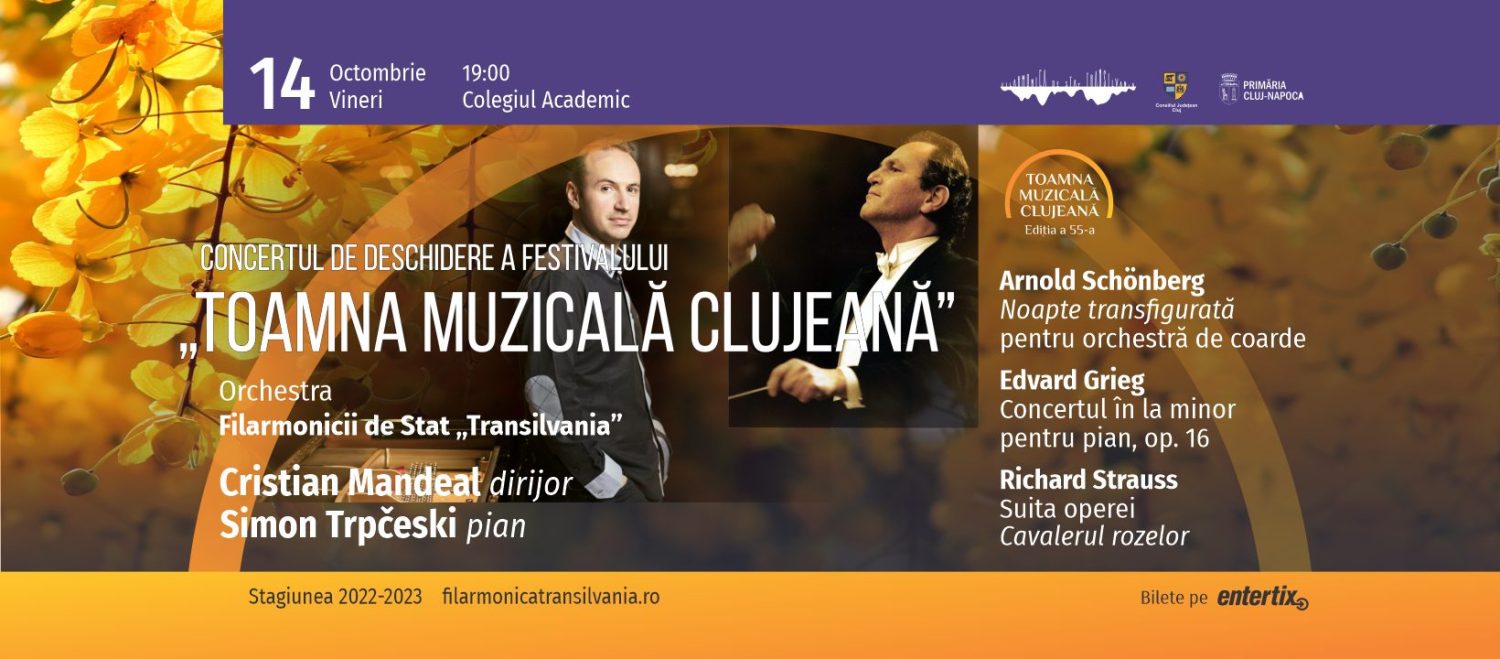 Evenimente în județul Cluj, vineri, 14 octombrie 2022