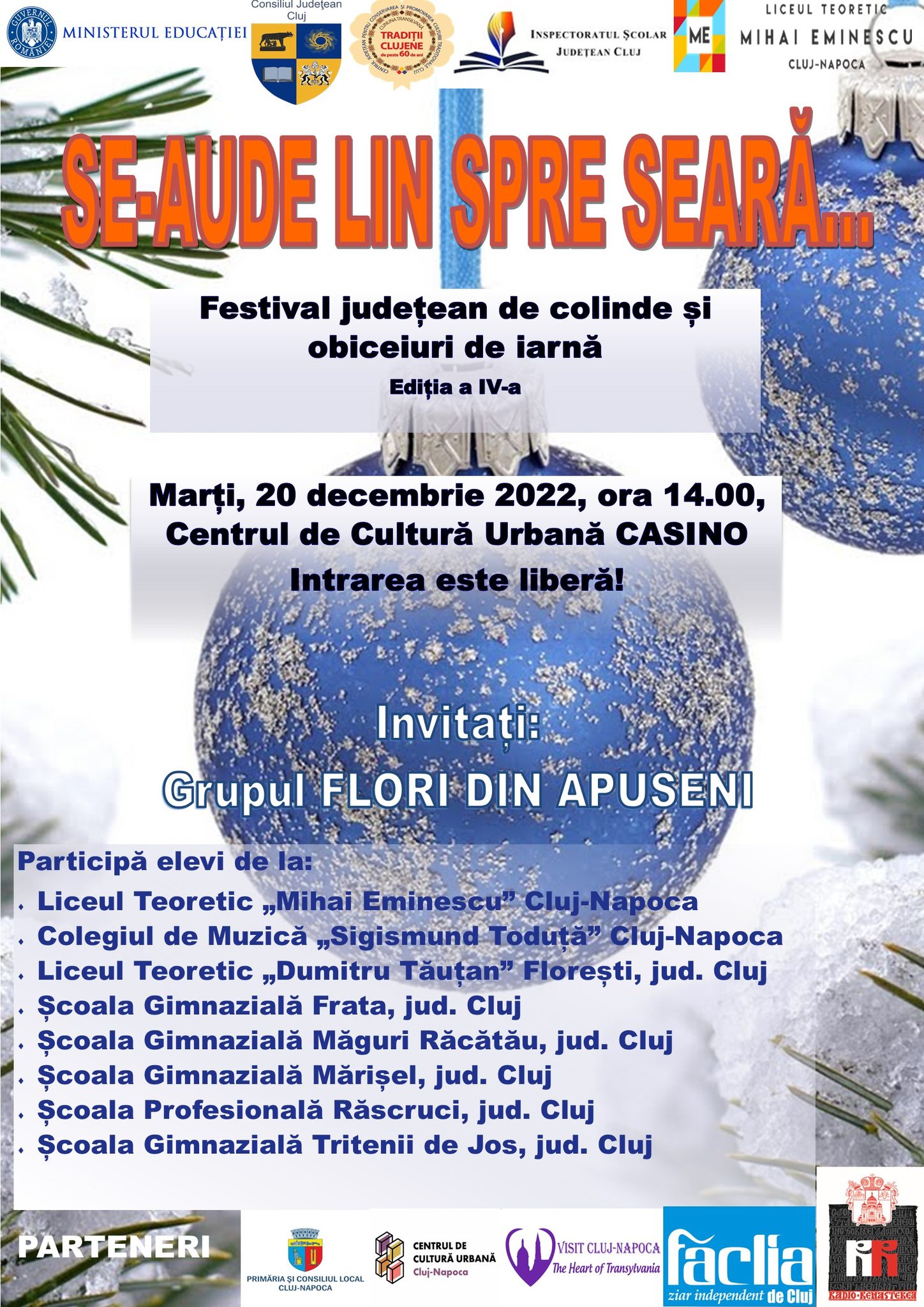 Evenimente Cluj se-aude lin spre seara...